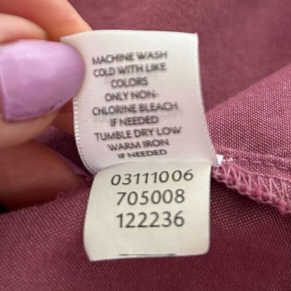 J. Jill Women’s Rose 100% Cotton Button Down Shirt Size Large - Picture 11 of 13